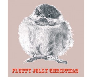 Fluffy Jolly Christmas! Card (pack of 6 handmade cards)